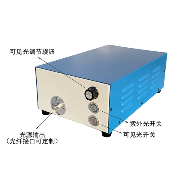 紫外可見光源 200-2500nm 紫外光可見光近紅外光的氘-鹵燈光源